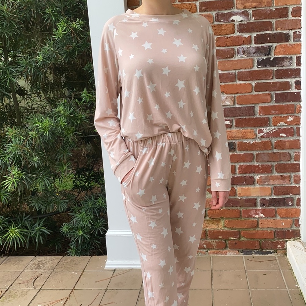 Light pink sweat set